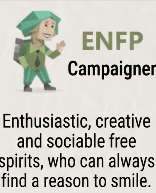ENFP (Campaigner) personality type character illustration for dream analysis