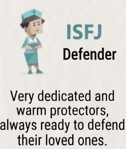 ISFJ (Defender) personality type character illustration for dream analysis